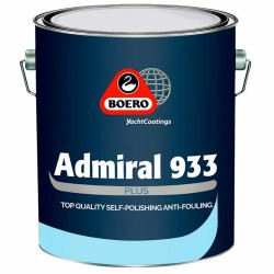 Antifouling Boero Admiral matrice érodable 0,75L Noir