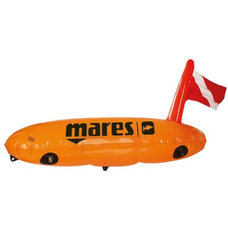Bouée longue gonflable chasse sous marine Mares Torpedo