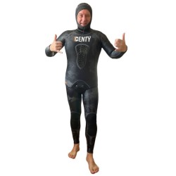 Combinaison de chasse sous marine Denty Spearfishing Anaconda gris 5 mm