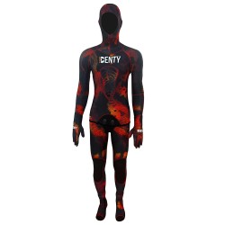 Combinaison de chasse sous marine Denty Spearfishing Anaconda rouge 7 mm