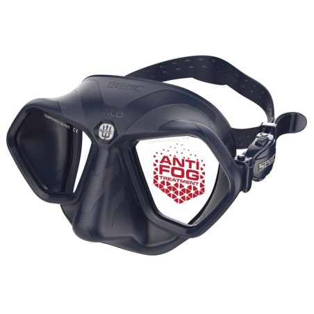 Masque chasse sous marine Seac Sub Wild Bleu Anti-buée