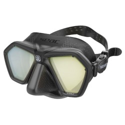Masque de chasse sous marine Seac sub Eagle Noir - Verre Miroir