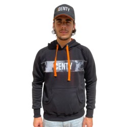 Sweat noir Denty Spearfishing à capuche