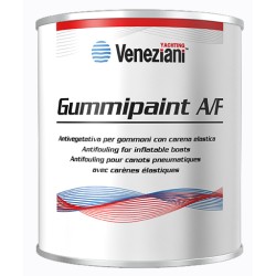 Antifouling Veneziani Gummipaint bateau pneumatique 0,375L Noir 2