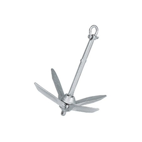 Ancre Marine grappin Plastimo à pelles effilées - 1.5 Kg