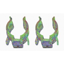 Clip Plastique - diam.34 -45mm