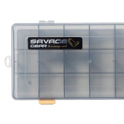 Boites de rangement Savage Gear Plate Fumé- Kit de 2 2