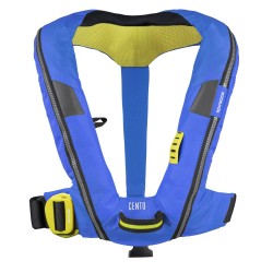 Gilet gonflable Spinlock Deckvest CENTO Junior 150 N Automatique Bleu pacifique
