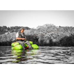 Pack Float tube Devaux Kayak Tube Cap-V 2000 - Noir + Kit 2