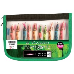 Trousse de 10 Calamarettes tissus Flottantes