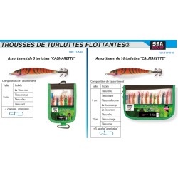 Trousse de 10 Calamarettes tissus Flottantes 2