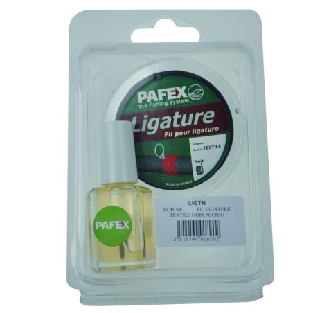 Kit à ligature Pafex fil nylon noir + vernis