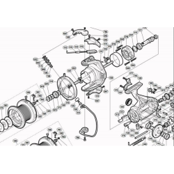 Sav réparation pièces détachées Moulinet Daiwa BGRR LT ARK