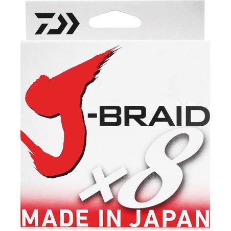 Tresse Daiwa J Braid 8 brins 300 m Verte