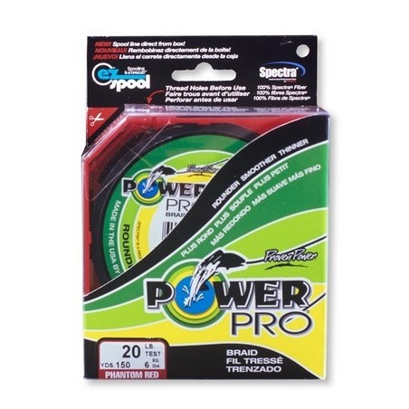 Tresse Power Pro - Vermillion red