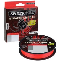 Tresse Spiderwire Stealth Smooth X8 Rouge