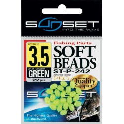 Perles Ovales Molles Sunset Soft Beads ST-S-242