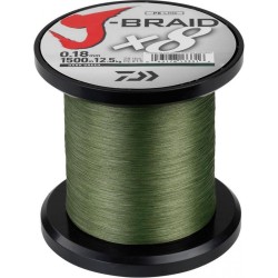 Tresse Daiwa J Braid 8 brins 3000 m Verte