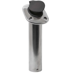 Porte canne Osculati à encastrer inox  - 60°