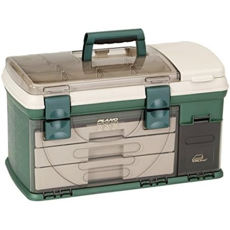 Caisse de rangement Plano Three-Drawer Tackle Box