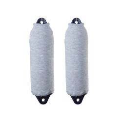 Paire chaussettes pare-battage Fendress simple épaisseur F5 30x76 - Gris clair