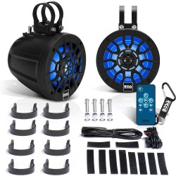 Haut-Parleurs tour de Wake Boss Marine MP-WT60RGB LED 2