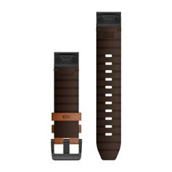 Bracelet Garmin Quickfit Cuir 22mm - Marron 2