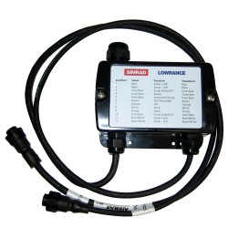 Boitier de jonction Lowrance sonde CHIRP Airmar et HDS Carbon