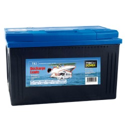 Batterie 12V 100Ah marine à décharge lente Tech Power