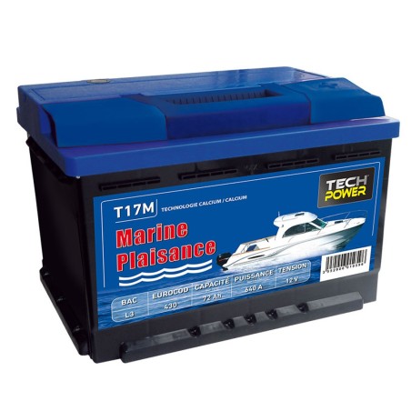 Batterie 12V 72Ah marine Tech Power