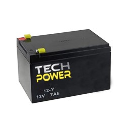 Batterie 12V 7Ah Etanche Tech Power Agm TP12-7.0