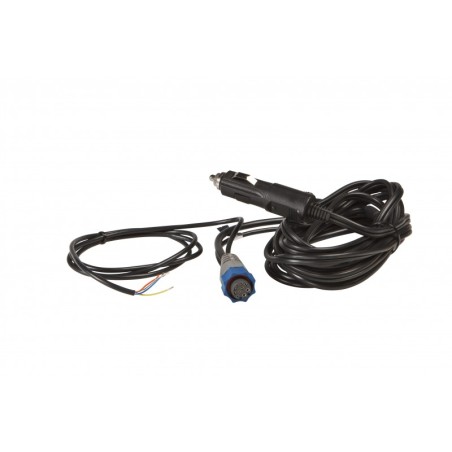 Câble alimentation Lowrance allume cigare pour prises Bleues