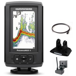 Sondeur Humminbird PiranhaMax 4 + Sonde 200/455 KHz