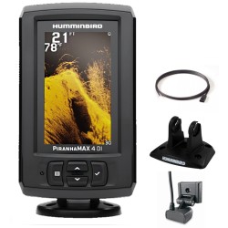 Sondeur Humminbird PiranhaMax 4 DI + Sonde 200/455 KHz