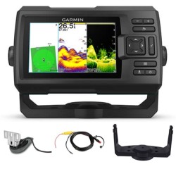 Sondeur Garmin Striker Vivid 5CV + sonde 77/200/455/800 KHz