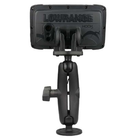 Etrier de montage Ram Mount RA-101 pour Lowrance Hook² Reveal Eagle 4 et 5"
