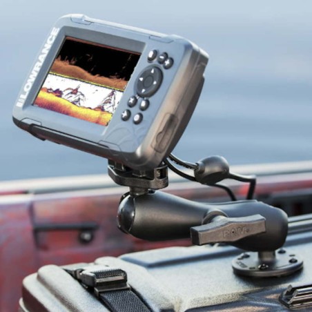 Etrier de montage Ram Mount RA-101 pour Lowrance Hook² Reveal Eagle 4 et 5"