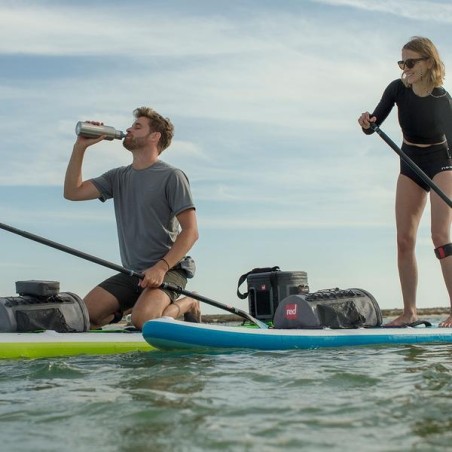 Red paddle thermos