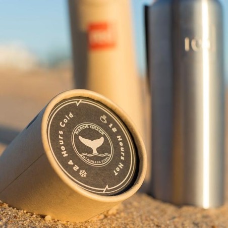 Red paddle thermos