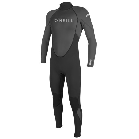 Combinaison Homme O'Neill Reactor 3/2 mm back zip - Noir/Gris