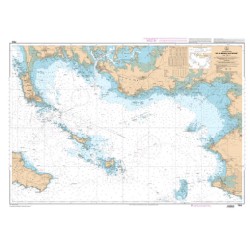 Carte Shom spéciale permis mer à plat