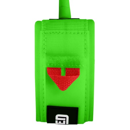 Leash paddle renforcé Surf United Premium universel 10.0 Vert