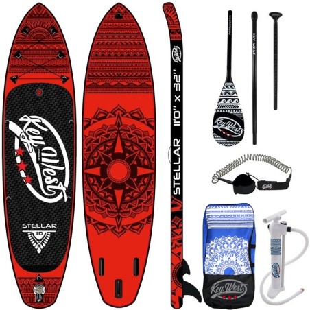 Paddle gonflable Key West Stellar Rouge 11 0