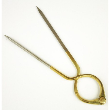 Compas Topomarine laiton inox lyre