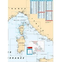 Carte marine Shom pliée Méditerranée Est