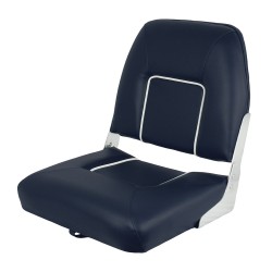 Siège bateau Cape Horn repliable Deluxe charnière aluminium Bleu Marine