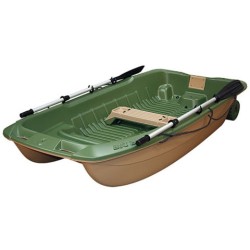 Barque de peche Sportyak 245 vert et beige