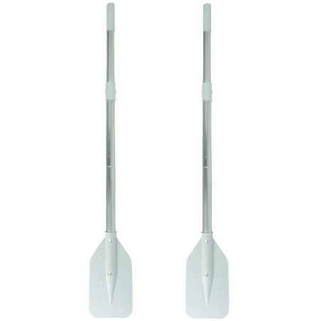 Paire d'avirons Cape horn aluminium 2 parties Gris Clair