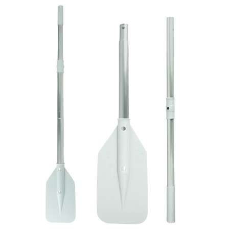 Paire d'avirons Cape horn aluminium 2 parties Gris Clair