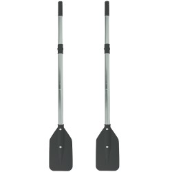 Paire d'avirons Cape horn aluminium 2 parties Noir